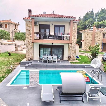 Villa Earthy Boutique Luxurious House -Marble Luxury House Paliouri Exterior foto