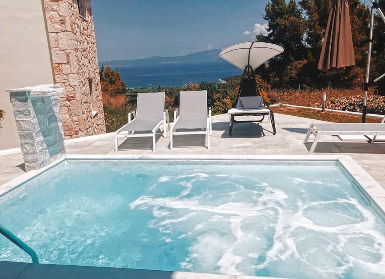 Villa Earthy Boutique Luxurious House -Marble Luxury House Paliouri Exterior foto