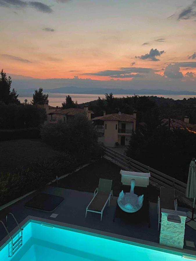 Villa Earthy Boutique Luxurious House -Marble Luxury House Paliouri Exterior foto