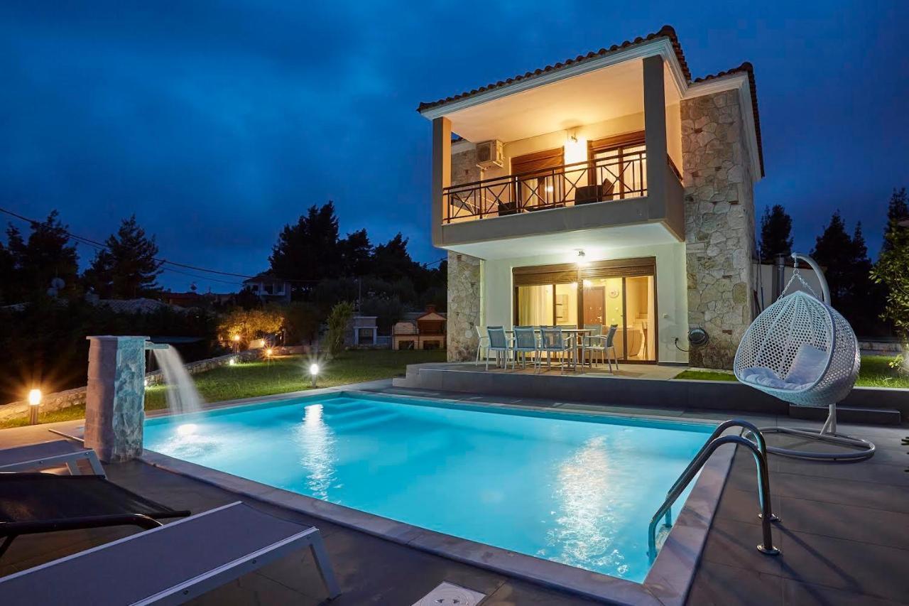 Villa Earthy Boutique Luxurious House -Marble Luxury House Paliouri Exterior foto