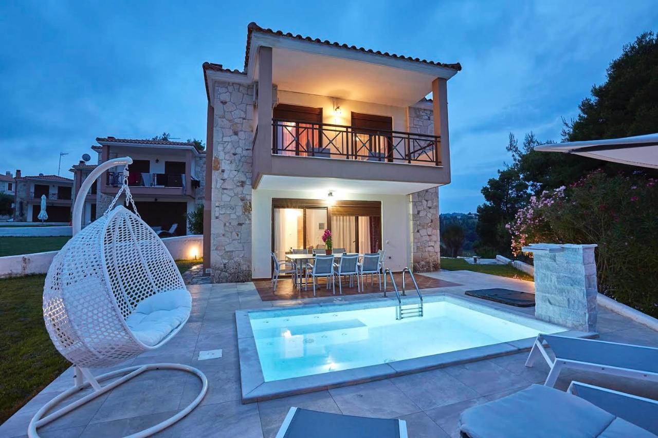 Villa Earthy Boutique Luxurious House -Marble Luxury House Paliouri Exterior foto