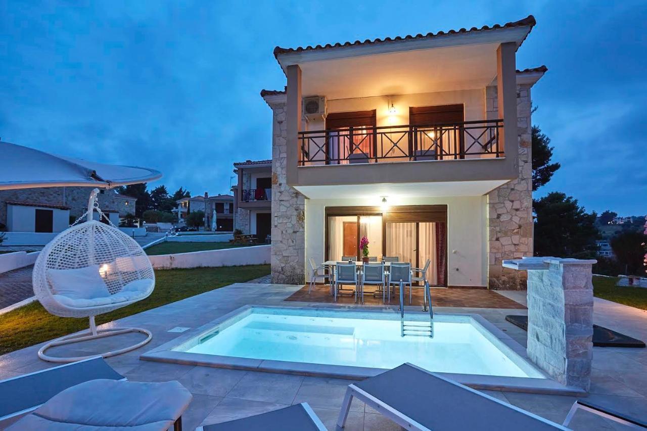 Villa Earthy Boutique Luxurious House -Marble Luxury House Paliouri Exterior foto